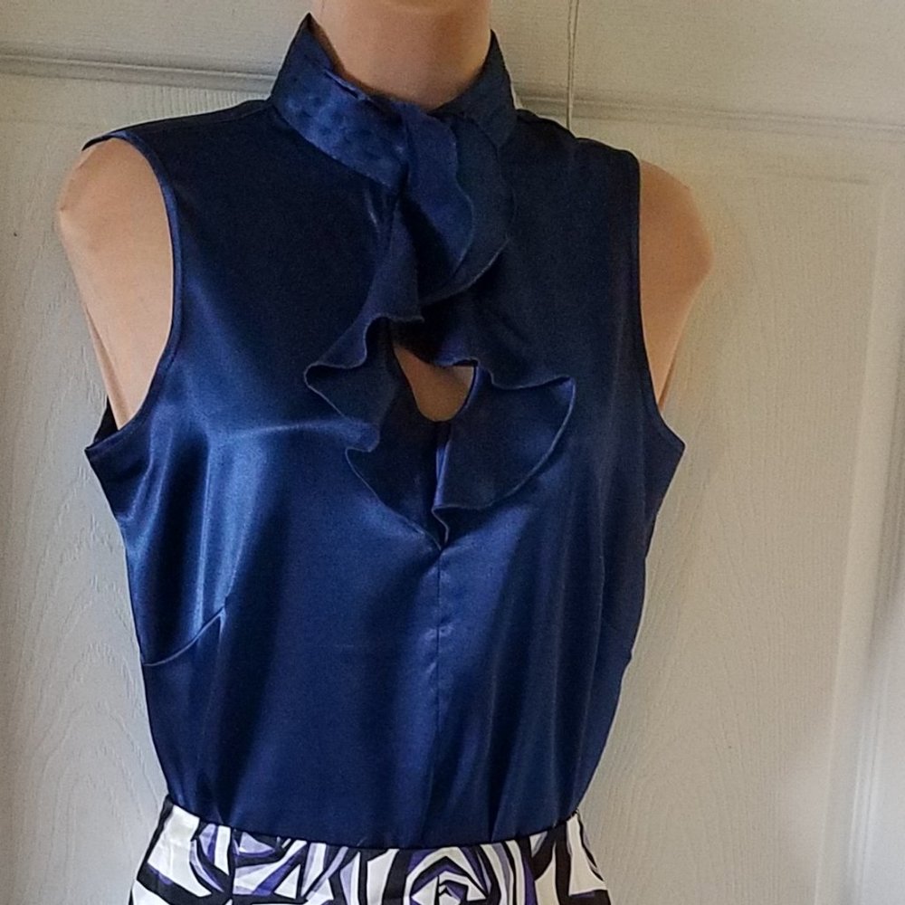 Sydney Tyler royal blue top